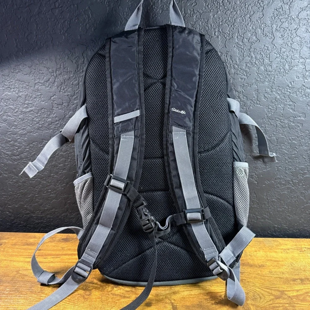Eddie Bauer Trail Series Black Nylon Technical Hiking Backpack Unisex OS